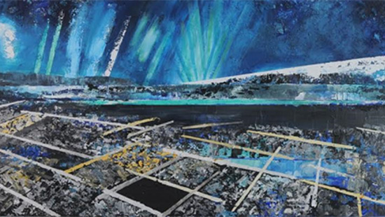 Kastenmeiers - „Die Textur des Weltraums“ von Izabela Rudzka